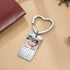 jewelaus Keychain Stainless Steel Photo Keychain