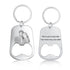 jewelaus Keychain Stainless Steel Stainless Steel Photo Keychain