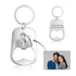 jewelaus Keychain Stainless Steel Stainless Steel Photo Keychain