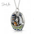 jewelaus necklace 3D Sterling Silver Owl and Pussycat Pendant