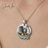 jewelaus necklace 3D Sterling Silver Owl and Pussycat Pendant