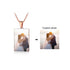 jewelaus Necklace Rectangle / Rose Gold Plated Stainless Steel Custom Photo Necklace