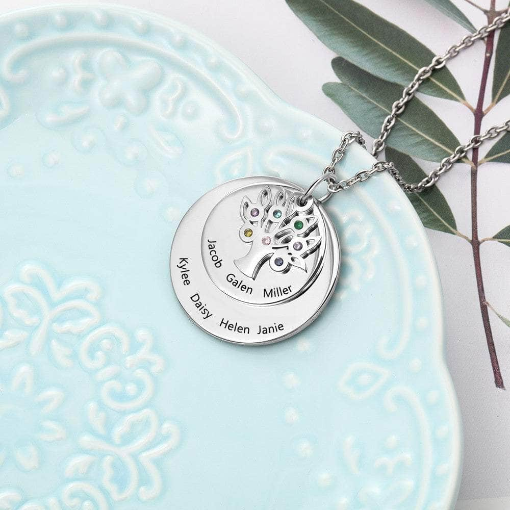 jewelaus Necklace Stainless Steel Tree of Life Necklace