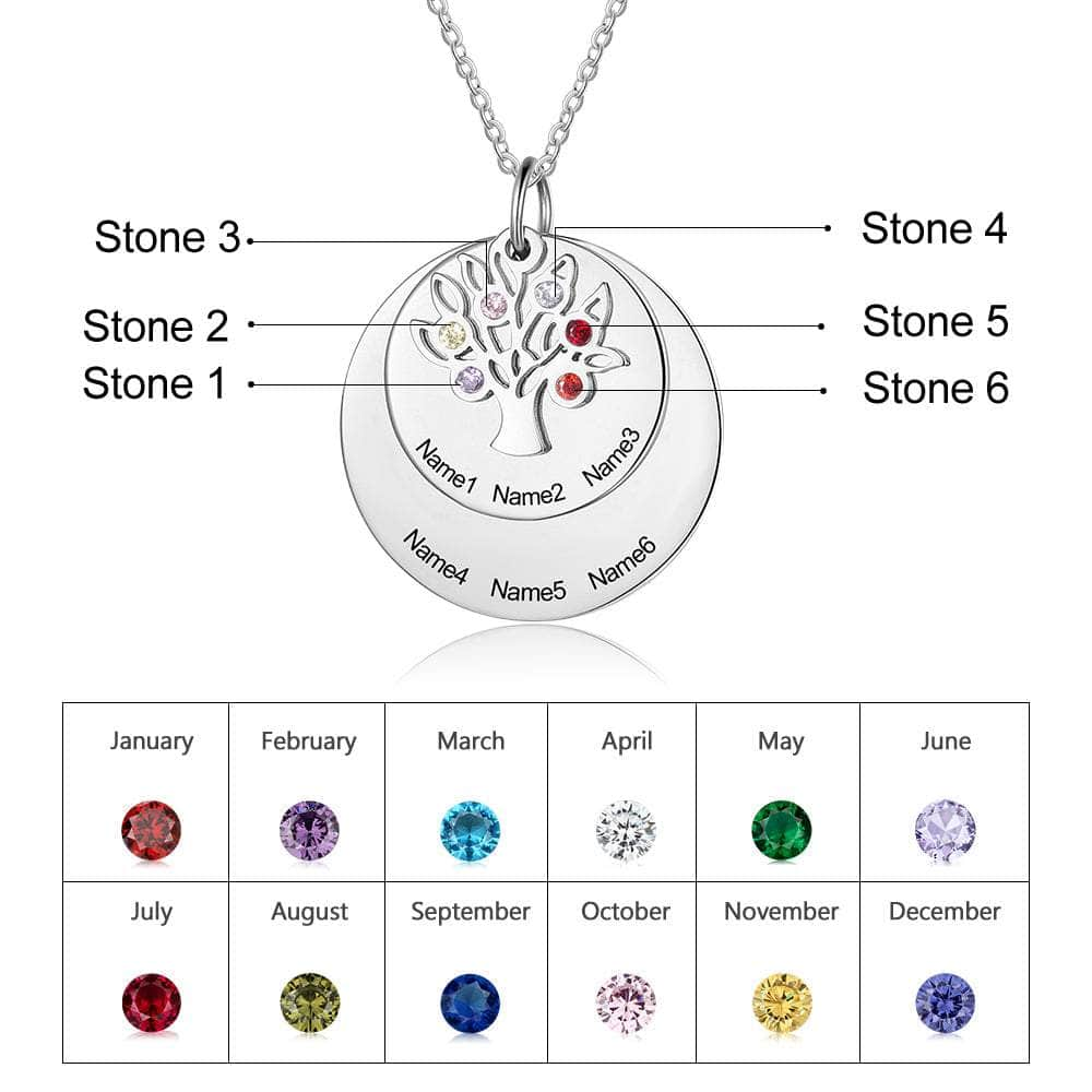 jewelaus Necklace Stainless Steel Tree of Life Necklace