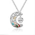 jewelaus Necklace Sterling Silver Birthstones Cage Necklace