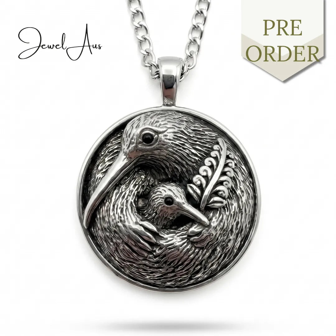 jewelaus necklace Sterling Silver Kiwi Bird Pendant