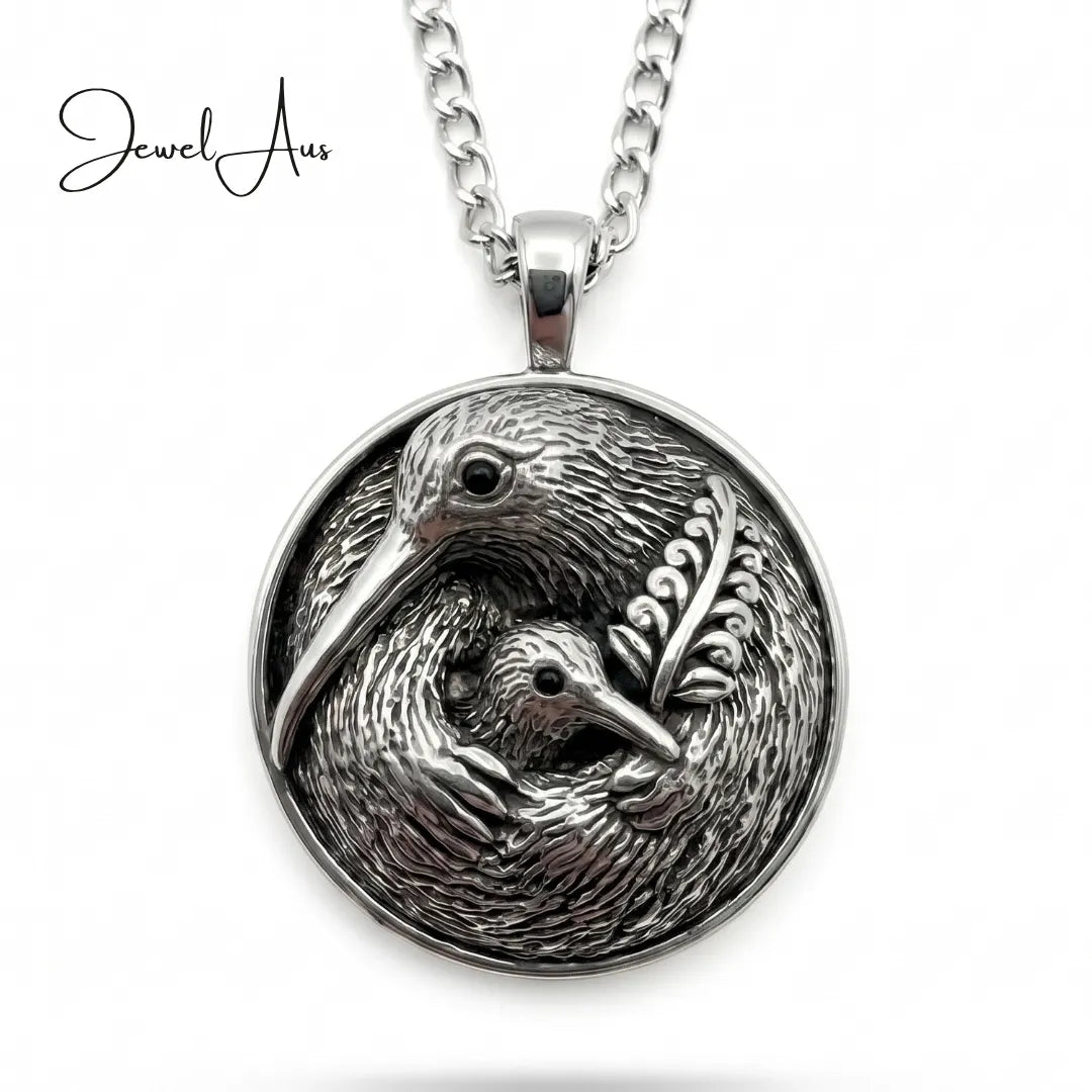 jewelaus necklace Sterling Silver Kiwi Bird Pendant