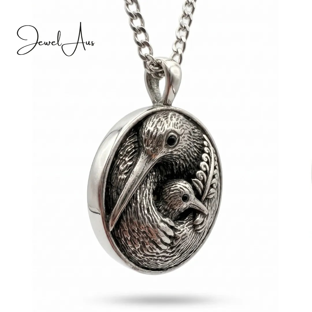 jewelaus necklace Sterling Silver Kiwi Bird Pendant
