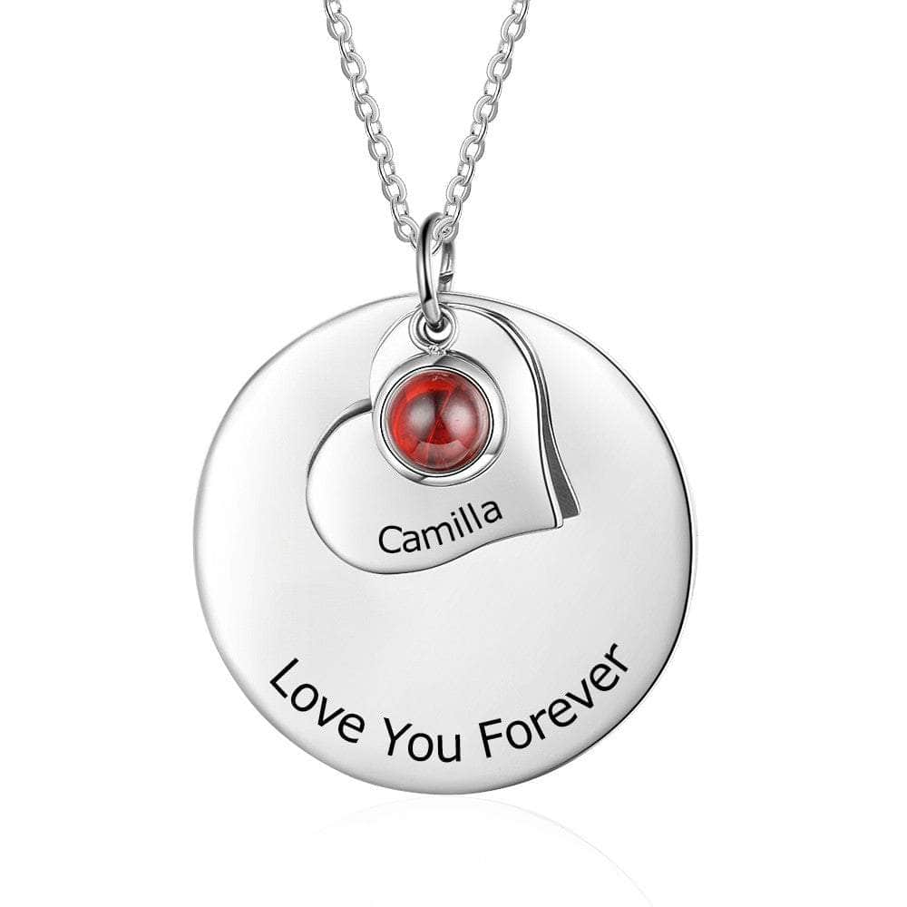 jewelaus Necklaces Birthstone Personalized Necklace