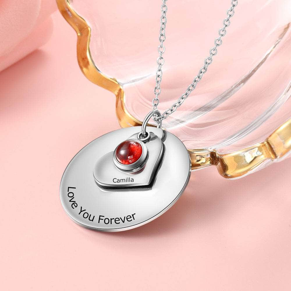 jewelaus Necklaces Birthstone Personalized Necklace