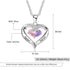 jewelaus Necklaces Sterling Silver Two Birthstone Necklace