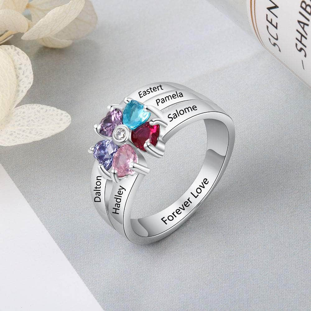 jewelaus Ring 925 Flower Shape Ring