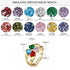 jewelaus Rings 5 / Gold Plated 925 Sterling Silver Birthstone Ring