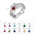 jewelaus Rings 6 / 1 Sterling Silver Clover CZ Ring