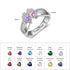 jewelaus Rings 6 / 2 Sterling Silver Clover CZ Ring