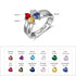 jewelaus Rings 6 / 3 Sterling Silver Clover CZ Ring