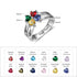 jewelaus Rings 6 / 4 Sterling Silver Clover CZ Ring