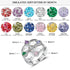 jewelaus Rings 6 Birthstone Cross Rings