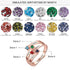 jewelaus Rings 7 / Rose Gold Plated 925 Silver Crystal Zirconia Rings