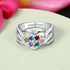 jewelaus Rings 925 Silver Heart Shape Ring