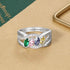 jewelaus Rings S925 Birthstones Name Rings