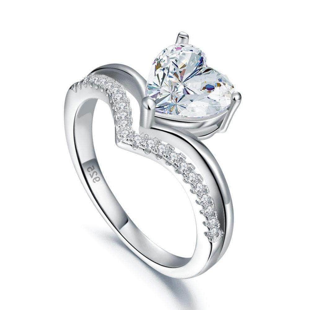 mewe-jewelry.com CUSTOM ring 2 Ct Created Diamond Engagement Ring
