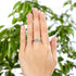 mewe-jewelry.com CUSTOM ring Silver 1.25 Ct Created Diamond Ring