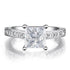 mewe-jewelry.com CUSTOM ring Silver 1.5 Carat Princess Cut Ring