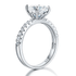 mewe-jewelry.com CUSTOM ring Silver 2 Carat Created Diamond Ring