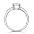 mewe-jewelry.com CUSTOM ring Silver Rings | Silver 1 Ct Princess Cut Ring