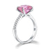 mewe-jewelry.com CUSTOM ring Sterling Silver 4 Ct Fancy Pink Ring