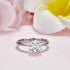 MEWE-JEWELRY Rings 1.5 Carat Moissanite Solitaire Diamond Ring