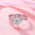 MEWE-JEWELRY Rings 1 Carat Moissanite Flower Diamond Ring