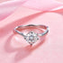 MEWE-JEWELRY Rings 1 Carat Moissanite Swirl Solitaire Diamond Ring