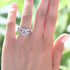 MEWE-JEWELRY Rings Sterling Silver Princess Cut Ring