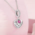 shipped in AUS CHARMS Baby Feet Love heart Charm