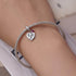 shipped in AUS CHARMS Baby Feet Love heart Charm