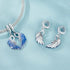 shipped in AUS CHARMS Blue Angle Wings Charm