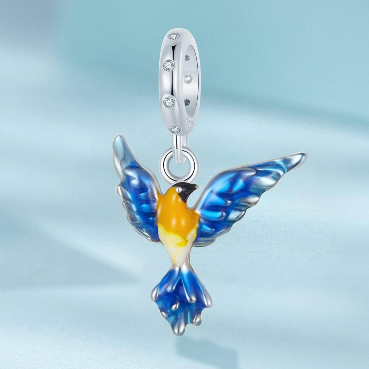 shipped in AUS CHARMS Blue Bird Charm