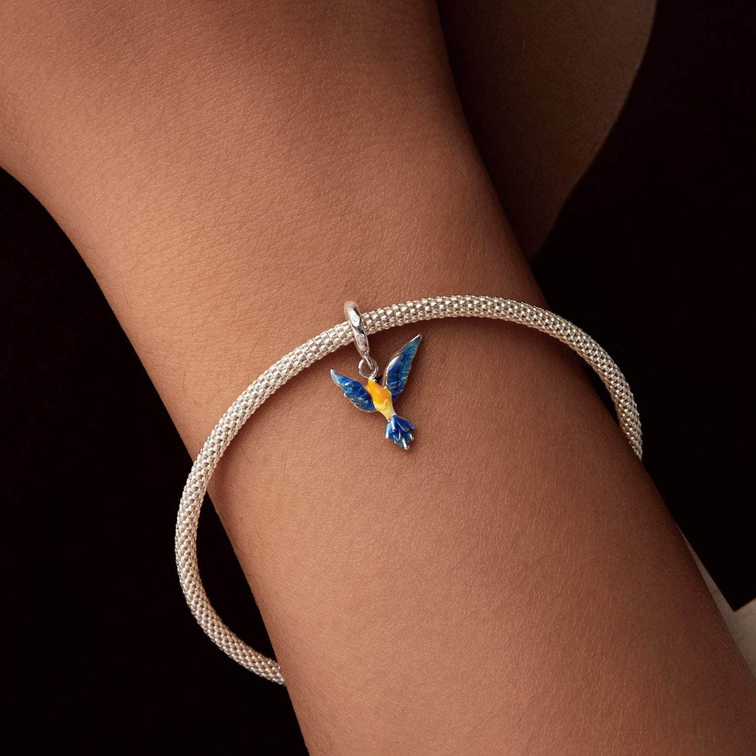 shipped in AUS CHARMS Blue Bird Charm