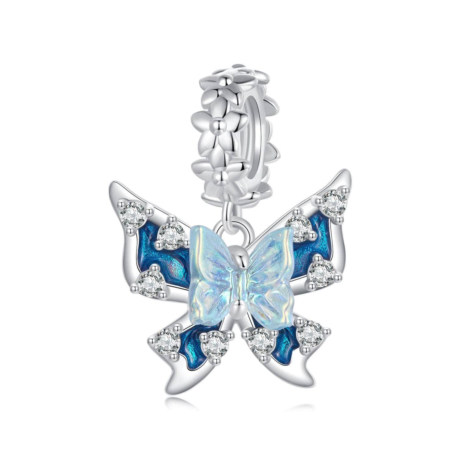 shipped in AUS CHARMS Blue Butterfly Charm