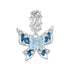 shipped in AUS CHARMS Blue Butterfly Charm