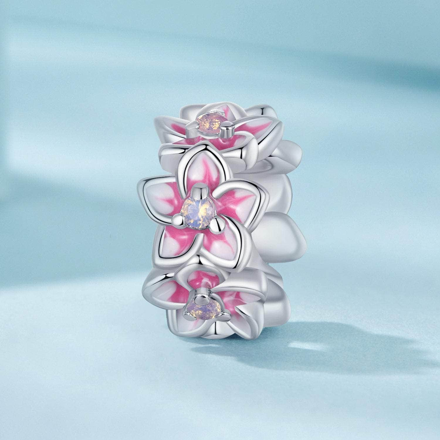 shipped in AUS CHARMS Cherry Flower Stopper Charm