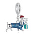 shipped in AUS CHARMS Christmas Puppy Charm