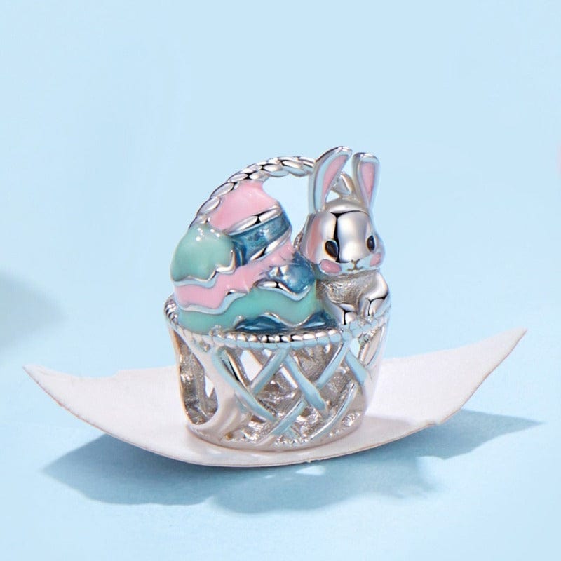 shipped in AUS CHARMS Easter Bunny Basket Charm