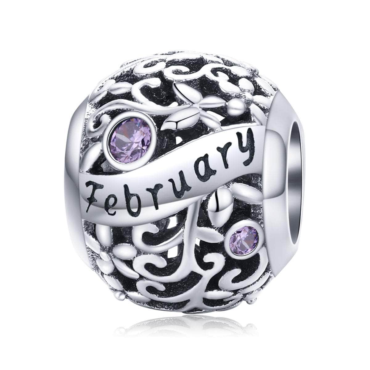 shipped in AUS CHARMS February Birthstone Charm