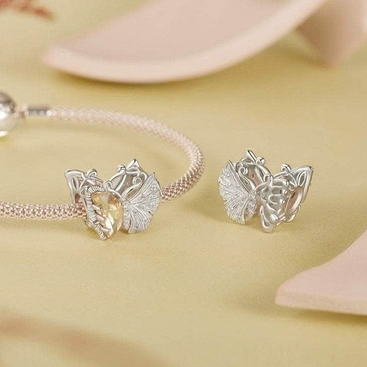 shipped in AUS CHARMS Ginko Butterfly Charm