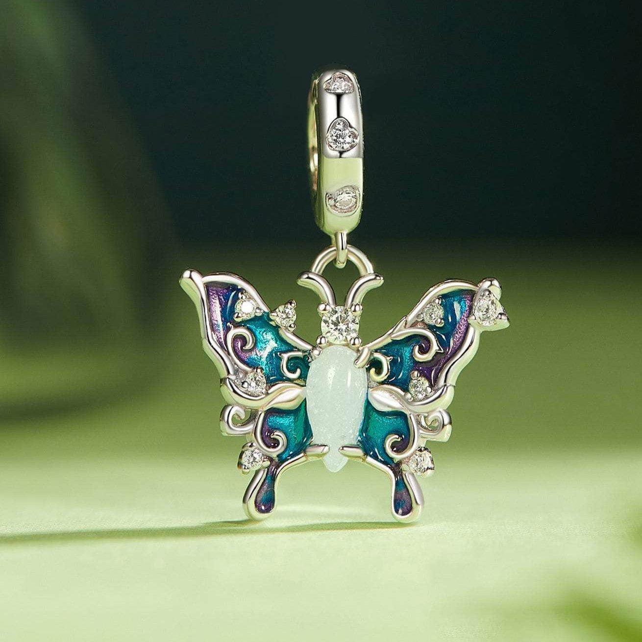 shipped in AUS CHARMS Glowing Butterfly Charm