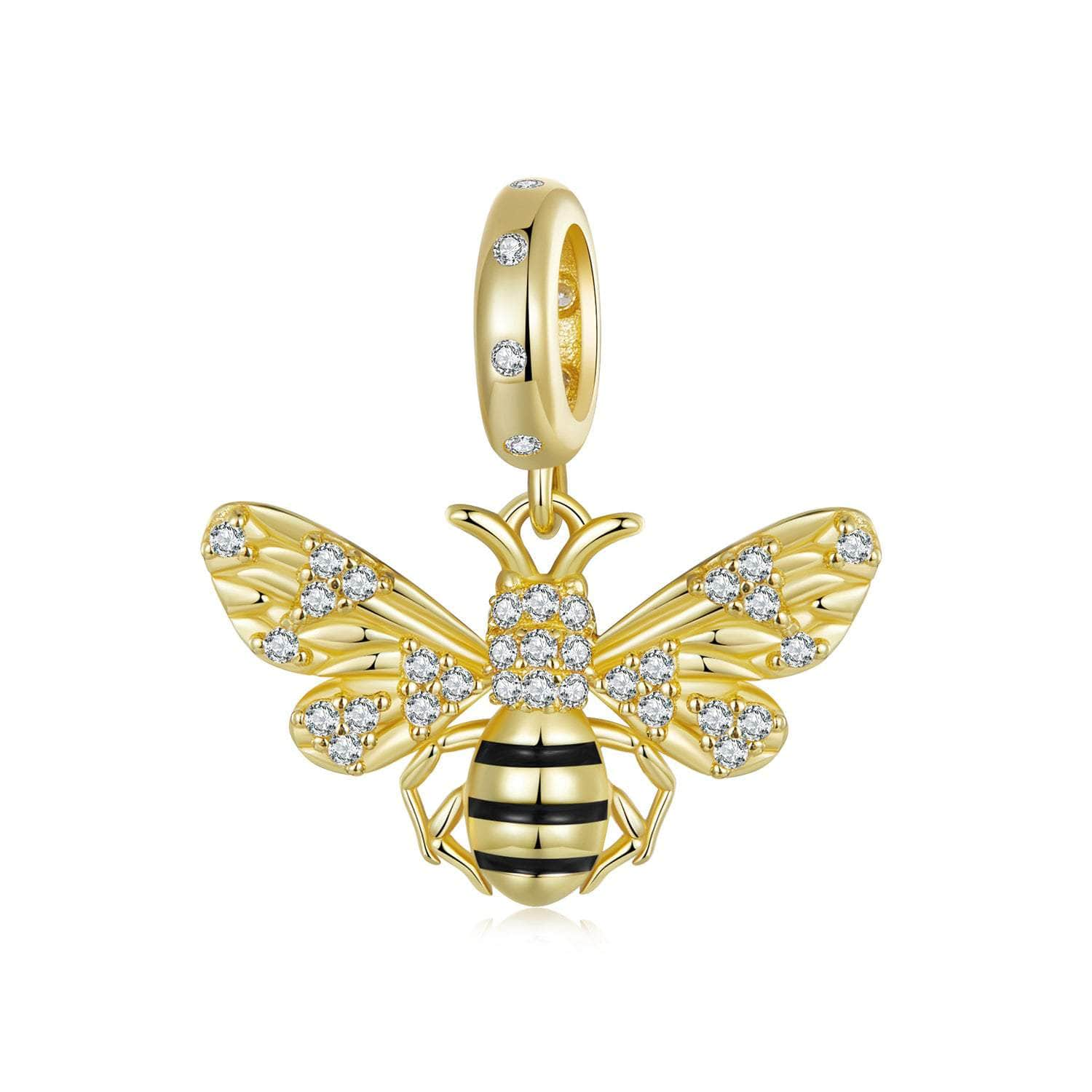 shipped in AUS CHARMS Golden Bee Charm