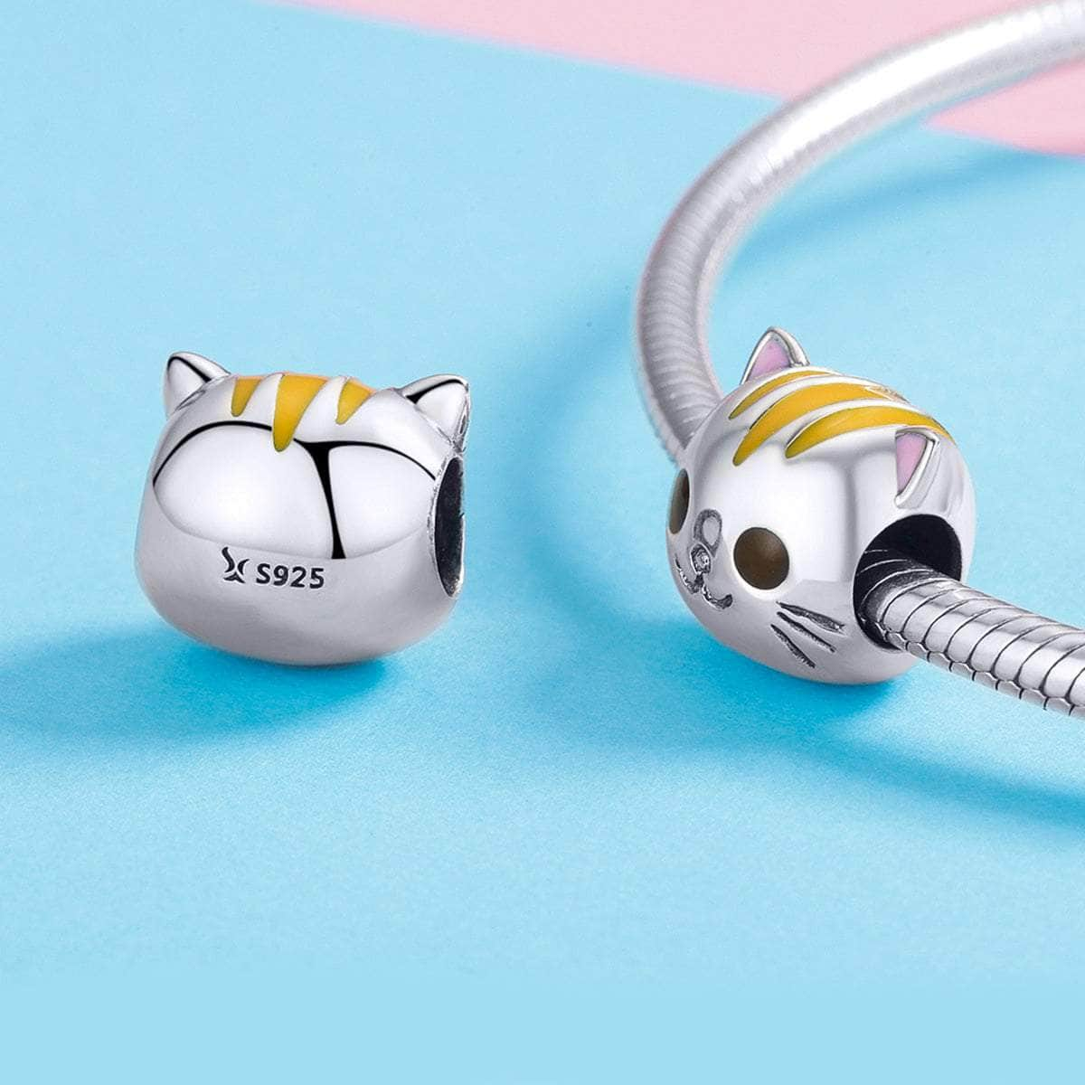 shipped in AUS CHARMS Happy Cat Charm